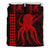 Hawaii Octopus KaKau Polynesian Bedding Set - Red Red - Polynesian Pride