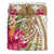 Hawaii Polynesian Turtle Tropical Hibiscus Plumeria Bedding Set - Gold Gold - Polynesian Pride