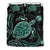 Polynesian Bedding Set Turtle Mix Hibiscus - Turquoise - Polynesian Pride