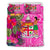 Fiji Bedding Set - Hibiscus Polynesian Pattern Pink Version - Polynesian Pride