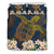 Hawaii Turtle Plumeria Polynesian Kanaka Map - Blue Style - Bedding Set AH Blue - Polynesian Pride