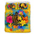 Pohnpei Polynesian Bedding Set - Turtle with Plumeria and Hibiscus - Polynesian Pride