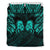 Double Lion Maori Tattoo Bedding Set New Zealand - Turquoise - Polynesian Pride