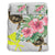 Hawaii Turtle Hibiscus Kanaka - Bedding Set AH White - Polynesian Pride