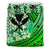 Kanaka Maoli (Hawaiian) Bedding Set - Lauhala Polynesian Hibiscus Green Green - Polynesian Pride