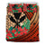 Kanaka Maoli (Hawaiian) Bedding Set - Lauhala Polynesian Hibiscus Red Red - Polynesian Pride