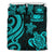 Samoa Polynesian Bedding Set - Turquoise Tentacle Turtle - Polynesian Pride