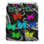 Hawaii Polynesian Butterflies Bedding Set Black - Polynesian Pride