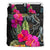 Polynesian Hibiscus Sea Turtle Bedding Set - AH - King Style Black - Polynesian Pride