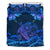 Hawaiian Turtle Hibiscus Polynesian - Bedding Set - Lucy Style Indigo - Polynesian Pride