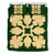 Hawaiian Bedding Set Royal Pattern - Green - C1 Style Green - Polynesian Pride