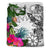 Nauru Bedding Set White - Turtle Plumeria Banana Leaf - Polynesian Pride