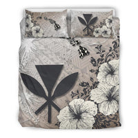 Hawaii Bedding Set - Vintage Luxury Floral Style - Polynesian Pride