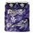 Kanaka Maoli (Hawaiian) Bedding Set - Waves Polynesian Turtle Hibiscus ( Purple) Purple - Polynesian Pride