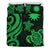 Nauru Bedding Set - Green Tentacle Turtle - Polynesian Pride