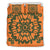 Hawaiian Quilt Turtle Pattern New Orange Bedding Set - Skin Style - AH Orange - Polynesian Pride