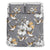 Hawaii Humming Bird Gold Ver 2 Bedding Set - Een Style - AH Gray - Polynesian Pride