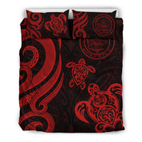 Palau Bedding Set - Red Tentacle Turtle - Polynesian Pride
