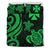 Wallis and Futuna Bedding Set - Green Tentacle Turtle - Polynesian Pride