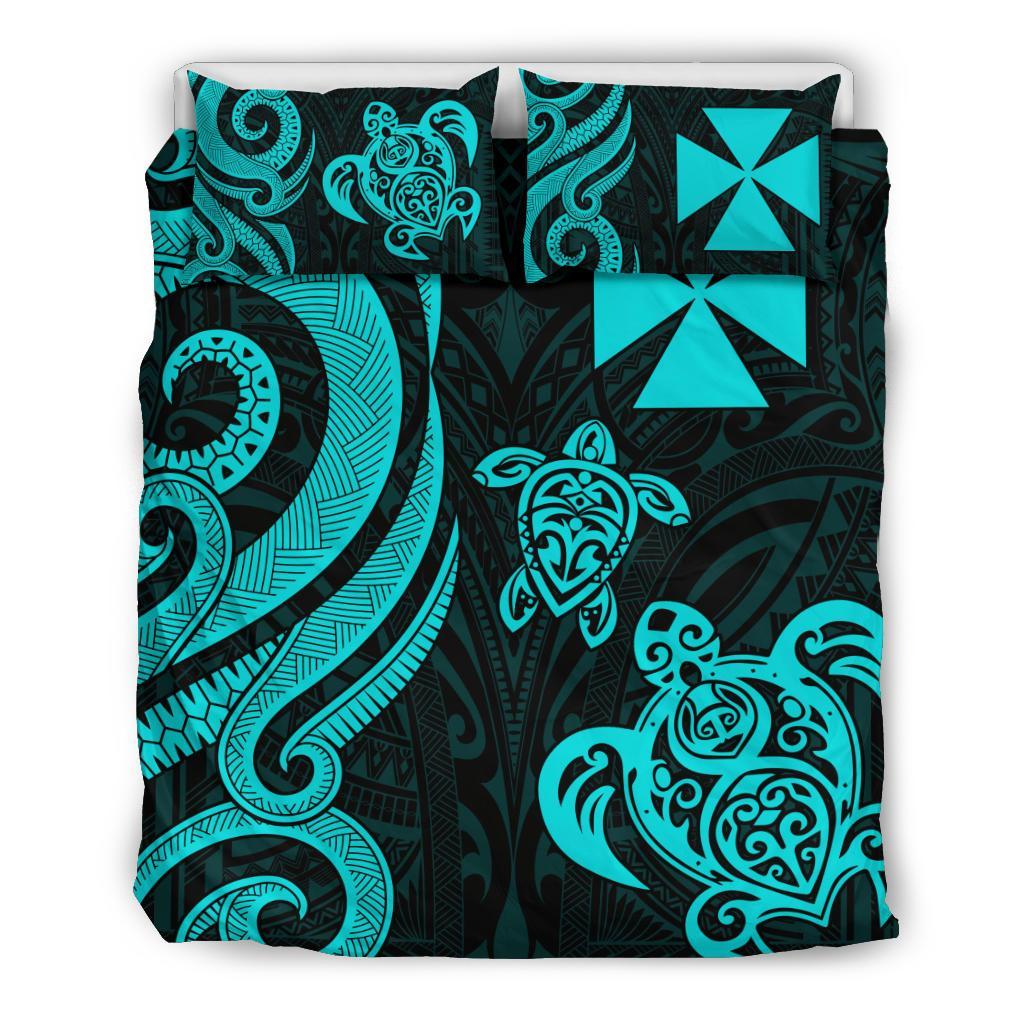 Wallis and Futuna Bedding Set - Turquoise Tentacle Turtle - Polynesian Pride