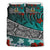 Vanuatu Bedding Set - Lizard And Turtle Green - Polynesian Pride