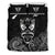 Maori Aotearoa Rugby Haka Bedding Set New Zealand Silver Fern - Black - Polynesian Pride