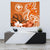 Custom Hawaii Personalised Tapestry - Hawaiian Spirit Wall Tapestry - [Custom] Hawaii Personalised Tapestry - Hawaiian Spirit Small 60" x 51" Orange - Polynesian Pride