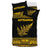 Aotearoa New Zealand Maori Bedding Set Silver Fern - Yellow - Polynesian Pride