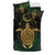 Hawaiian Hibiscus Golden Turtle And Moon Polynesian Bedding Set - Polynesian Pride