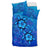 Hawaiian Blue Turtle and Hibiscus Polynesian Bedding Set - Polynesian Pride