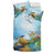 Hawaiian Turtle Dolphin In The Ocean Polynesian Bedding Set - Polynesian Pride