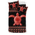 Hawaiian Hibiscus Turtle Polynesian Bedding Sets - Red Version - Polynesian Pride