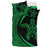 Hawaiian Hibiscus Turtle Polynesian Bedding Set-Circle Style Green - Polynesian Pride