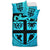 Fiji Duvet Cover Set - Fiji Flag Turquoise A0 - Polynesian Pride