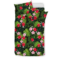 Hawaiian Tropical Hibiscus Flower Mix Polynesian Bedding Set - Polynesian Pride