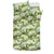 Hawaiian Tropical Plumeria Orchids Monstera White Polynesian Bedding Set - Polynesian Pride