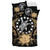 Cook Islands Duvet Cover Set - Cook Island Flag Turtle & Gold Hibiscus - Polynesian Pride
