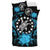 Cook Islands Duvet Cover Set - Cook Island Flag Turtle & Turquoise Hibiscus - Polynesian Pride