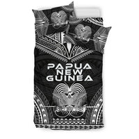Papua New Guinea Polynesian Chief Duvet Cover Set - Black Version - Polynesian Pride