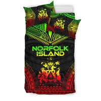 Norfolk Island Polynesian Chief Duvet Cover Set - Reggae Version - Polynesian Pride