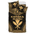 Kanaka Maoli Polynesian Chief Duvet Cover Set - Gold Version - Polynesian Pride