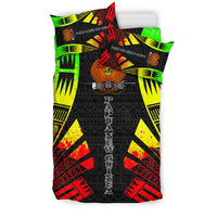 Papua New Guinea Duvet Cover Set - Polynesian Tattoo Reggae - Polynesian Pride