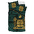 Polynesian Duvet Cover Set - Fiji Bedding Set Dark Green - Polynesian Pride