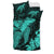 Hawaiian Hibiscus Memory Turtle Polynesian Bedding Set Turquoise - Polynesian Pride