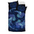 Hawaiian Hammerhead Shark Kanaka Galaxy Polynesian Bedding Set - Polynesian Pride