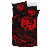 Tonga Bedding Set - Red - Frida Style - Polynesian Pride