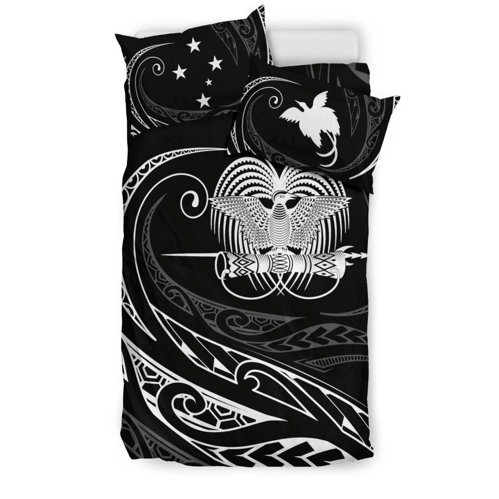 Papua New Guinea Bedding Set - White - Frida Style - Polynesian Pride