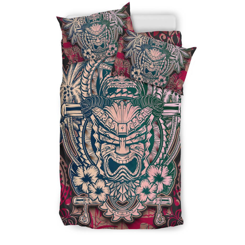 Polynesian Hawaii Duvet Cover Set - Hawaiian Tiki - Polynesian Pride