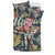 Hawaiian Hibiscus Shaka Banzai Pipeline Surfing Girl Bedding Set - Polynesian Pride