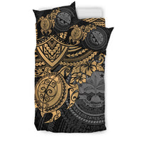 Federated States Of Micronesia Duvet Cover Set - Golden Turtle - Polynesian Pride